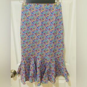 JCREW- Liberty print-Floral Multicolor Women's Skirt